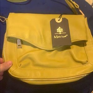 Moda luxe fall mustard cross body bag